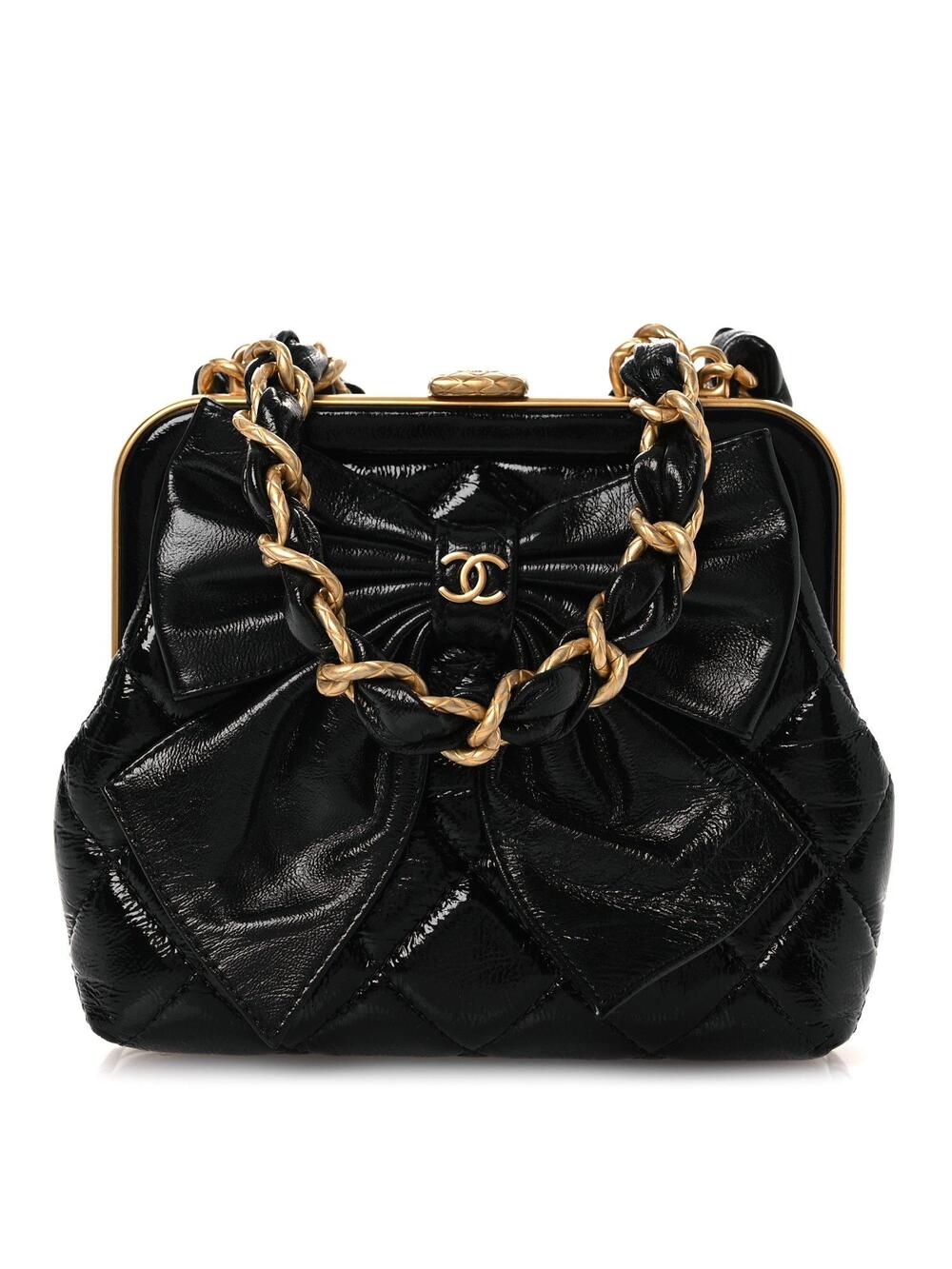 Chanel Patent Crumpled Lambskin Quilted #269443C31B